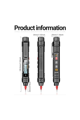 Aneng A3005 40 Megohm Yanmayı Önleyici Yüksek Hassasiyetli Dijital Evrensel Metre Standart