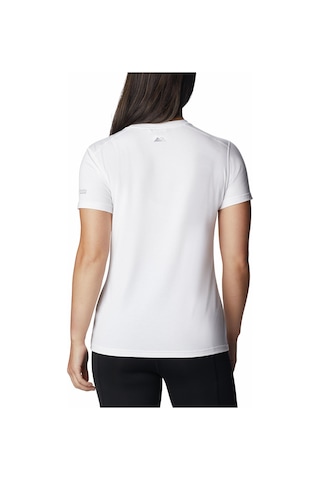 Columbia W Endless Trail Running Tech Kadın Kısa Kollu Tişört-5344 BEYAZ Beyaz