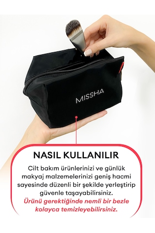 Missha Pouch B Round Büyük Boy Makyaj Çantası