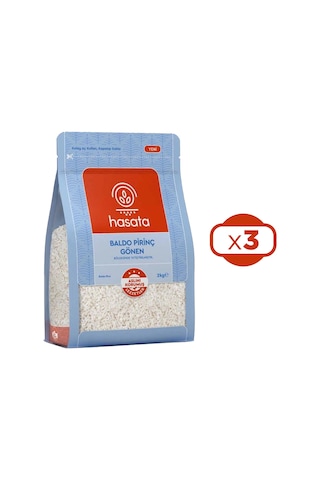 Hasata Gönen Baldo Pirinç 3 x 2 KG