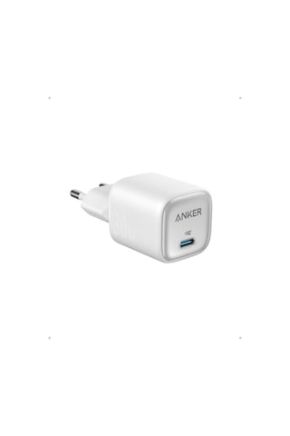 Anker Zolo 30w, Kompakt Usb-c Gan Şarj Cihazı, Beyaz A2698