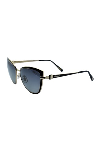 Chopard Cateye Sunglasses Schc16s 301p Gold Black Polarized 57mm