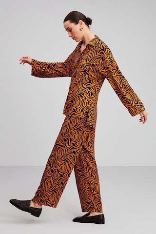 Grımelange Florian Culotte Loose Fit Turuncu Pantolon Turuncu