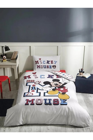 Özdilek Disney Tek Kişilik Nevresim Takımı Mickey Mouse Collage G