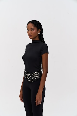 Mai Collection Mai Studios Co. Anvers Boğazlı Siyah Crop