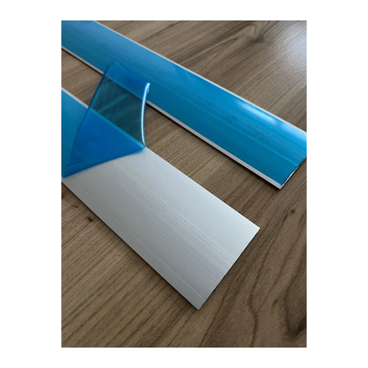 Kapı Eşik Profili Parke Kapı Altı Çıtası Alüminyum Gri 6cm 90cm