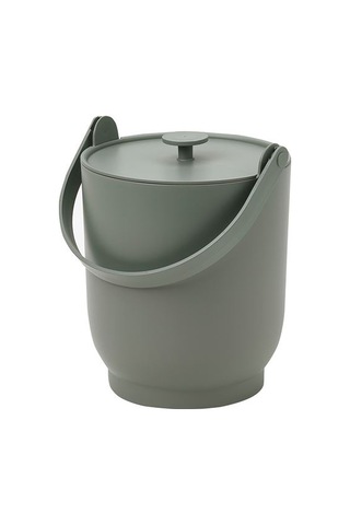 Ikea Farmarkvast Çöp Kutusu, Gri-yeşil, 4 Lt
