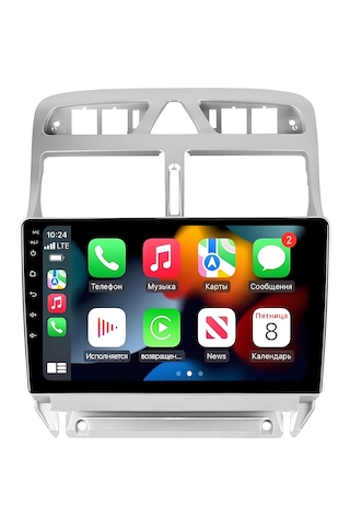 Peugeot 307 2001-2009 Android 14 Navigasyon Multimedya Tesla Ekran Android Teyp Double Teyp 1gb Ram 16gb Hafıza Kablosuz Carplay Android Auto 9"