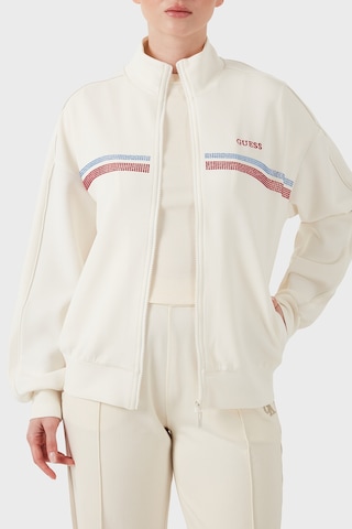 Guess V6rq01kcay2 Berthe Kadın Sweatshirt Beyaz