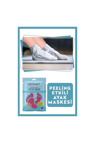 Dermokil Peeling Etkili Soyulabilir Ayak Maskesi 2 x 30 ML