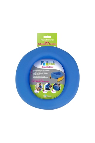 Potette Plus Tekrardan Kullanılabilir Silikon Astar- Mavi