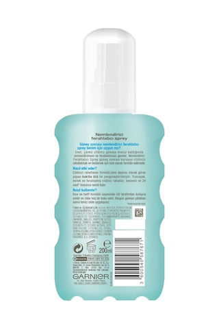 Garnier Güneş Sonrası Nemlendirici ve Ferahlatıcı Sprey 200 ML