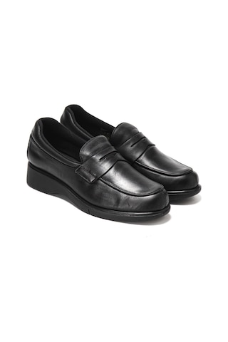 Nero Black Oxford Klasik Kadın 53l6 Frau Cıty Slıp-on siyah
