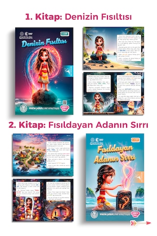 Umy Yayınları Denizin Çağrısı Seti 5 Kitap - Çocuklar İçin Doğa Sevgisi, Cesaret Ve Problem Çözme Geliştiren Hikaye Seti