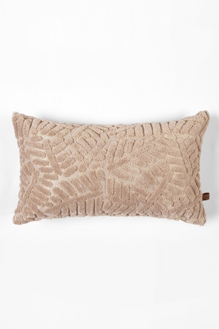 Bohem Özel Tasarım Punch Panç Desen Dekoratif Dikdörtgen Kırlent Kılıfı 28x50 cm Forest Natural
