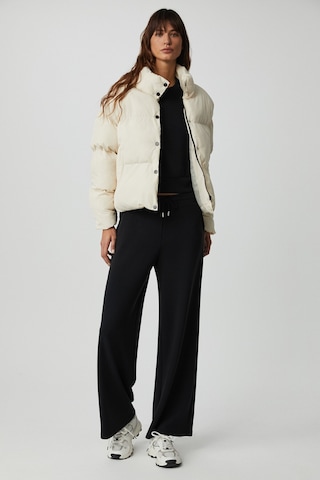 KEIRAN Kadın Dik Yaka Astarlı Beyaz Mont