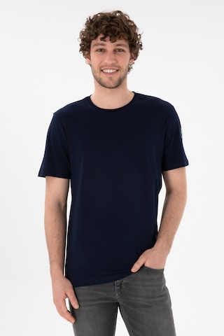 U.S. Polo Assn. Erkek Regular Fit Bisiklet Yaka Lacivert Basic Tişört 50305985-VR033