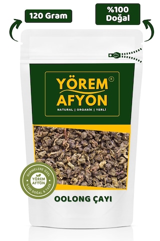 Yörem Afyon Yüksek Rakım Hasadı Zihin Canlandıran Oolong Çayı Thea Sinensis 120gr.