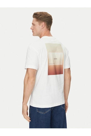 Calvin Klein Calvın Kleın Erkek T-shırt K10k114158-yaf Beyaz