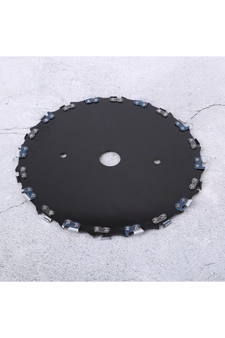 Maiyame Yüksek Karbon Çelik Kesici Blat - 230mm/9 İnç, 25mm Çap, Ot, Çalı, Bambu Kesimi İçin Makineler İçin Değiştirme Parçası