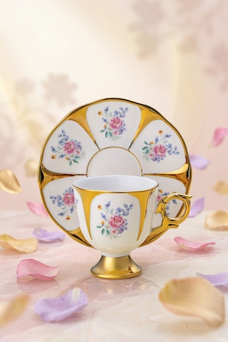 Emsan Bloom 6 Kişilik Kahve Fincan Takımı 100 Ml Multicolor
