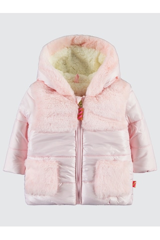 Civil Baby Kız Bebek Kapüşonlu Mont 6-18 Ay Şeker Pembesi Şeker Pembesi Açık Pembe