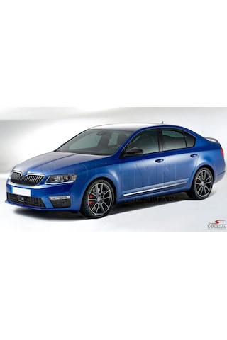 S-Dizayn  Skoda Octavia A7 Kapı Koruma Çıtası Krom 2013 Üzeri
