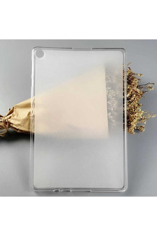 Huawei Matepad T10 Kılıf Efr Tablet Süper Silikon Kapak - Renksiz Arka Kapak