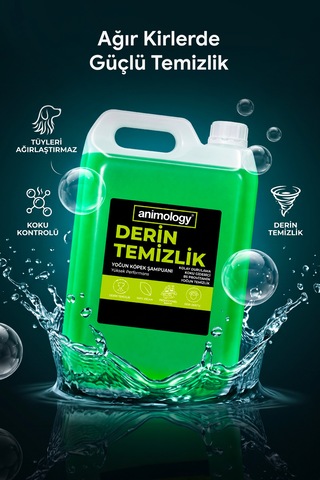 Animology Deep Clean Derin Temizleyici 20:1 Konsantre Köpek Şampuanı 5 Lt