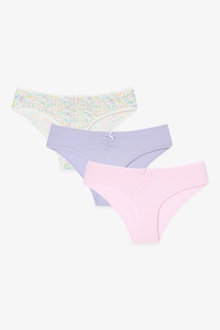 Penti Renkli Festival Bloom V Model 3'lü Slip Külot