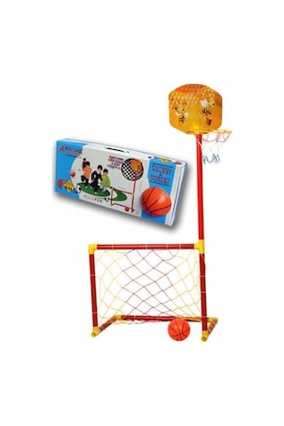 Matrax Oyuncak Portatif Kale Basket Potası 2si 1 Arada