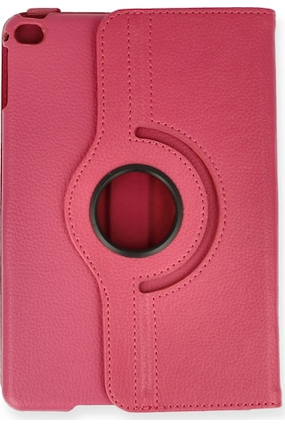 Cosmotex Newface iPad Uyumlu Mini 4 Kılıf 360 Tablet Deri Kılıf - Pembe