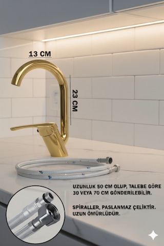 02-44 Lavabo Banyo Bataryası Robot Duş Takımı Musluk Armatür Siyah Beyaz Krom Gold Renkler Gold