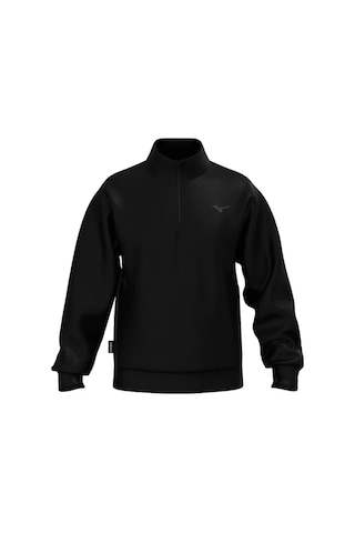 Mizuno Athletic 1/4 Zip Erkek Fermuarlı Sweatshirt Siyah Çok Renkli