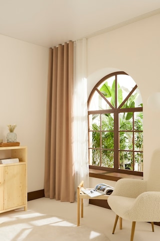 Kaşmir Home Holly Ada Fon Perde Bej 150x270 Cm Bej