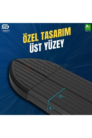 S-dizayn Citroen C5 Aircross 2 Hybrid Benzinli Skyline Siyah Yan Basamak 193 Cm 2025 Üzeri A+ Kalite