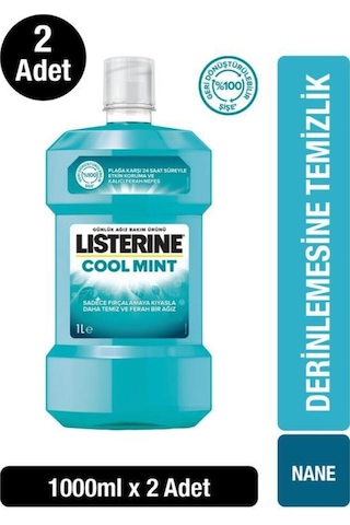Listerine Coolmint 1 L X 2 Adet