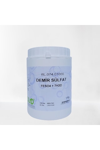 Biorad Demir Sülfat 1 KG Biorad Demir Sülfat 1 KG