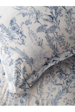 Senses Heather Complete Takımı Çift Kişilik Mavi Mavi