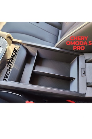 Chery Omoda 5 Pro Kolçak Organizer-3 Bölmeli Siyah Omoda 5'e Uyumlu Değildir.