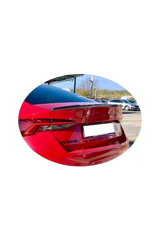 Autogp Skoda Octavia Cam Üstü Spoiler Pianoblack Boyalı Vrs 2020+ Agp-bgz-sp-145475
