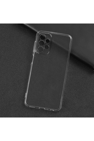 Samsung Galaxy Uyumlu A23 Kılıf Lüx Şeffaf Silikon Kılıf