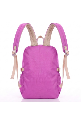 Kore Kawaii Tarzı Erkek Kız Okul Çantası Aksesuarlı Kız Çocuk Ve Erkek Çocuk Sırt Çantası 3'lü Set Toz Pembe