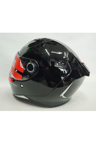 Mt Revenge 2 Solid A11 Şeffaf Vizörlü Kask Parlak Siyah