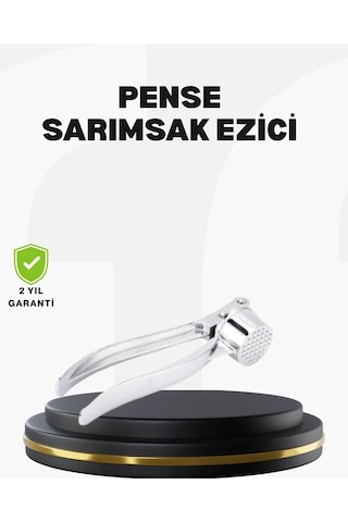Profesyonel Sarımsak Ezici Sağlam Yapı Ve Rahat Kavrama Açık Gri