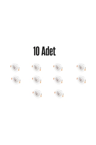 Ct-5204 Akik 7w Spot 10 Adet Beyaz