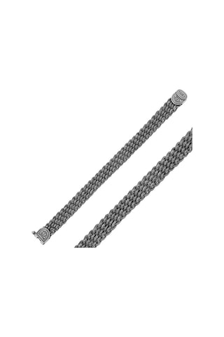 Gümüş Elişi Örgü Bileklik Sl6737 Gümüş