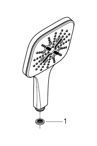 Grohe Rainshower Smartactive 130 Cube El Duşu 3 Akışlı - 26582gn0