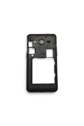 G355 Orta Kasa Samsung Uyumlu Galaxy Core 2 Uyumlu Silver Gri Orta Kasa Çerçeve + Ses Açma On Off Tuş Plastik Ve Kamera Camı Gri Silver