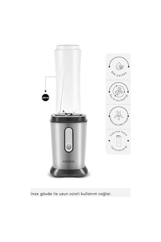 Karaca Smooth And Crush 500 W Personal Kişisel Smoothie Blender